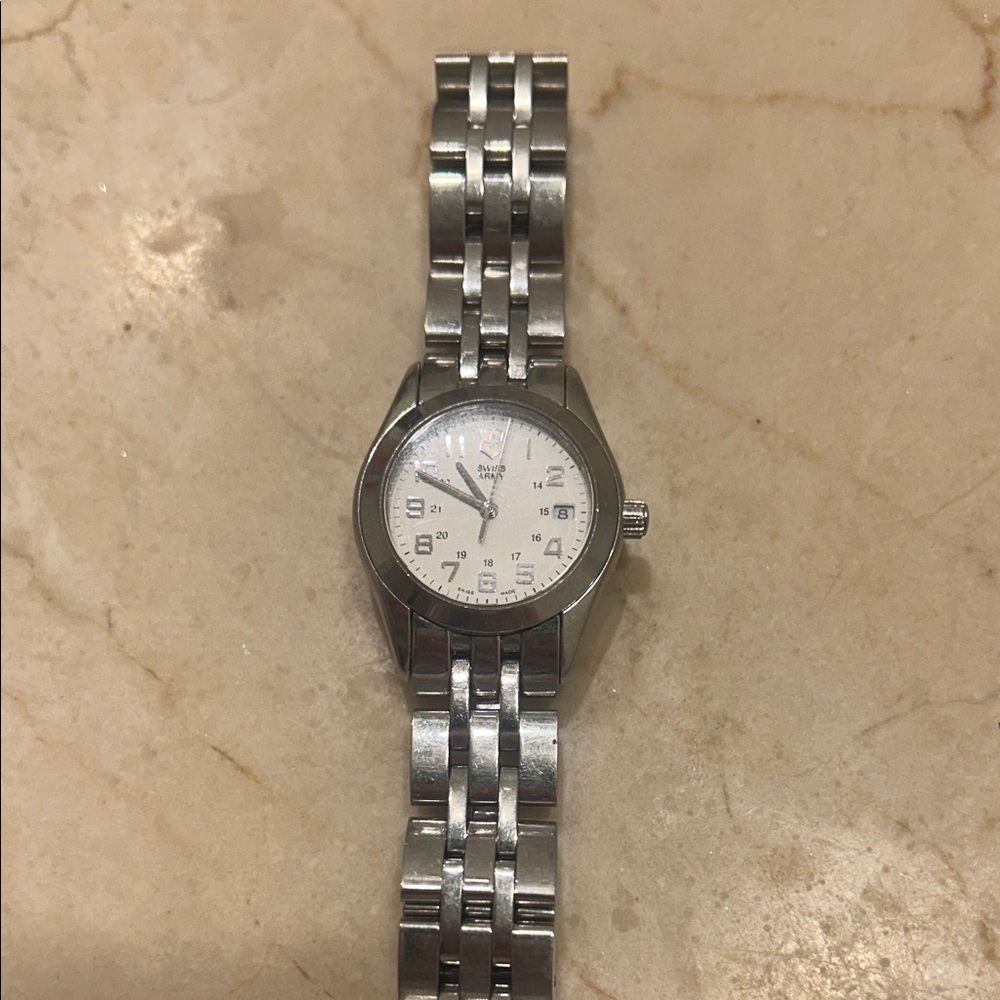 Victorinox stainless steel Women's Watch with White Dial